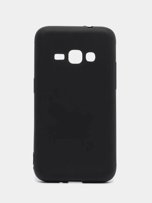 Чехол Samsung Galaxy J1 2016, J120, Самсунг Галакси Джи1 2016, Джи120, черный, силиконовый