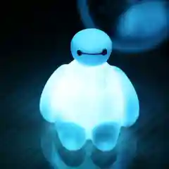 Белый детский ночник со светодиодной подсветкой Baymax, светодиодный, разноцветный, детский