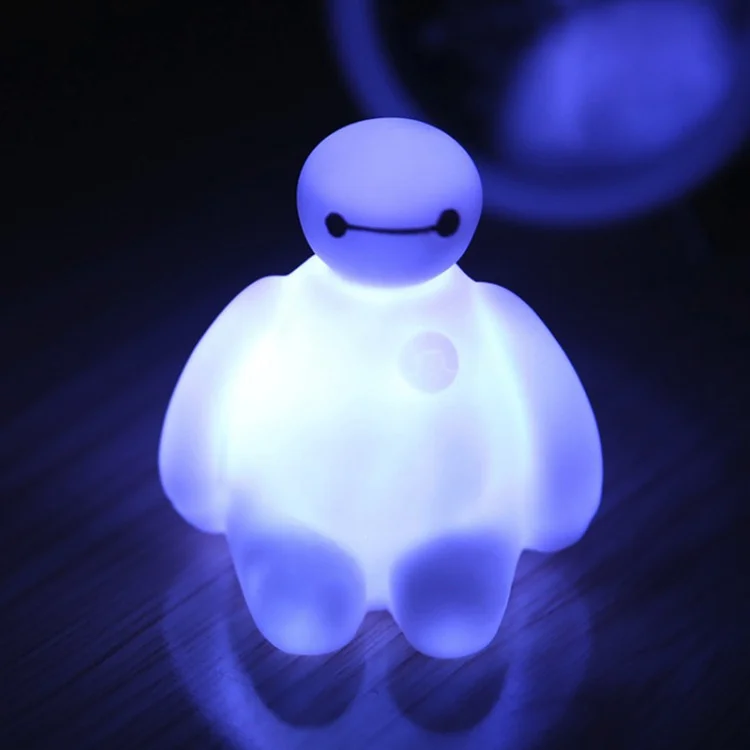 Белый детский ночник со светодиодной подсветкой Baymax, светодиодный, разноцветный, детский