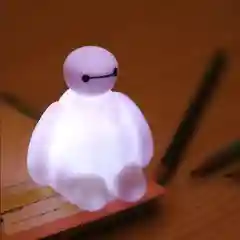 Белый детский ночник со светодиодной подсветкой Baymax, светодиодный, разноцветный, детский