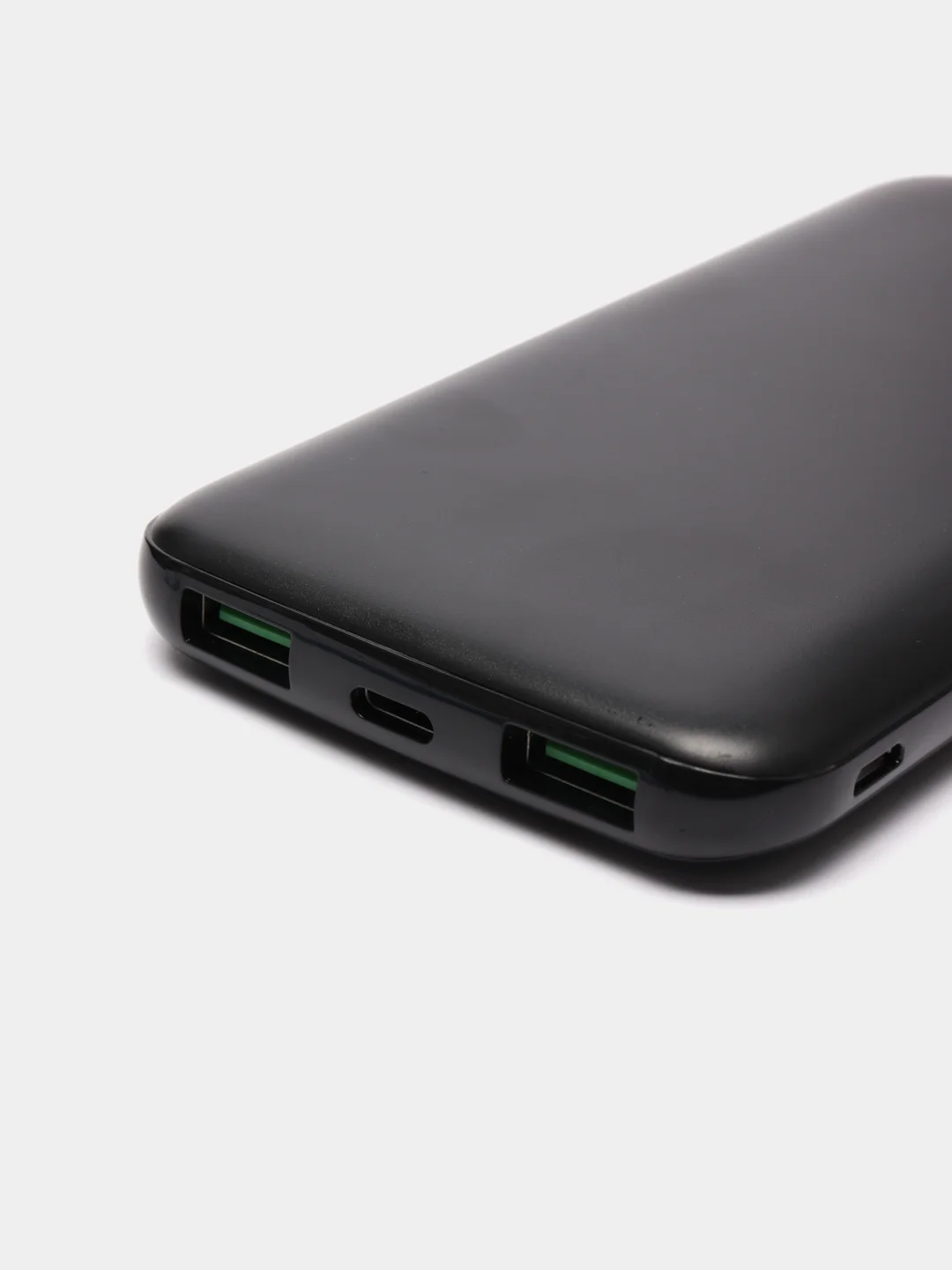 Черный внешний аккумулятор power bank 10000 mAh pd