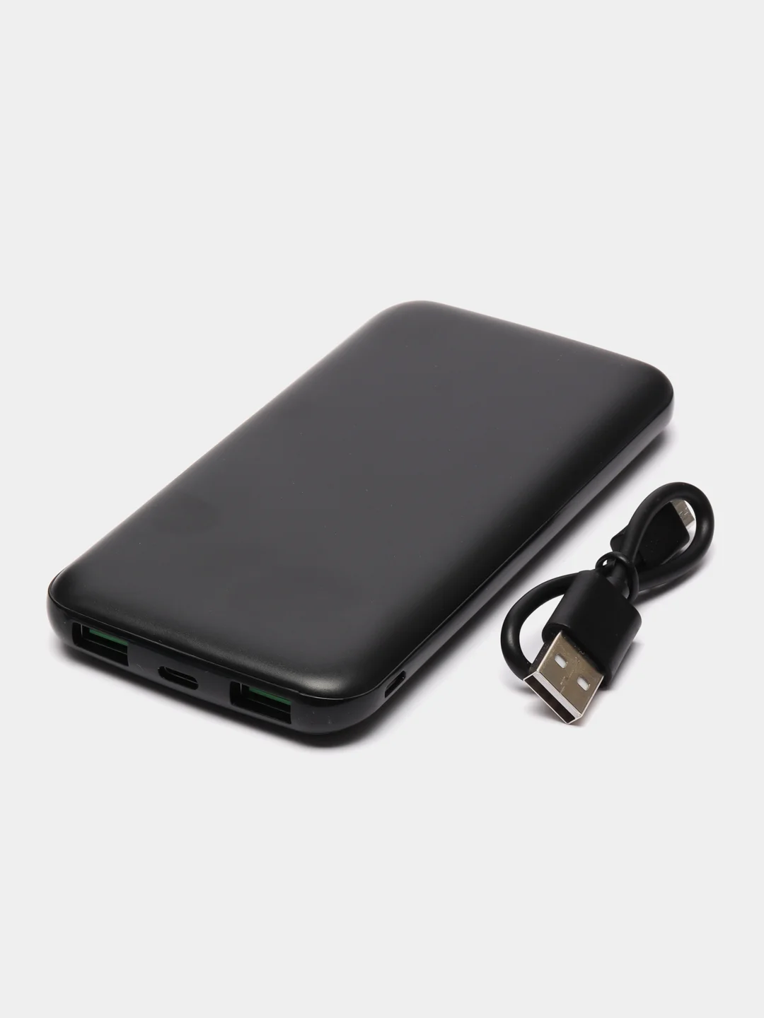 Черный внешний аккумулятор power bank 10000 mAh pd