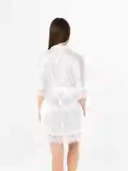Белый халат женский домашний