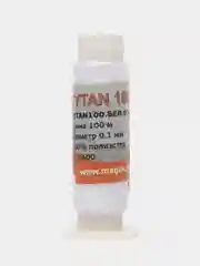 Нить для Бисера Титан (Titan) 100 м белая, 1 шт