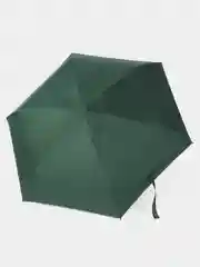 Тёмно-зелёный зонт с футляром карманный