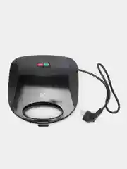 Черный сэндвичница BQ ST1006, антипригарная, 800 Вт, 140-220 градусов