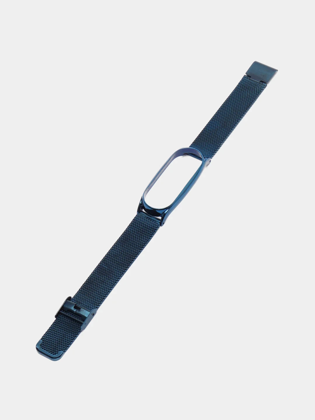 Синий металлический ремешок для Xiaomi Mi band 3, 4, 5, 6
