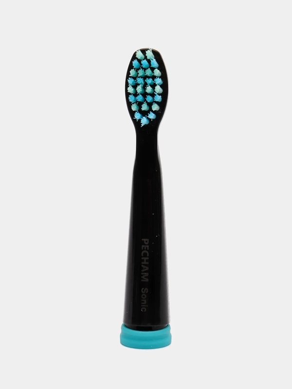 Сменные насадки для электрической зубной щетки PECHAM Sonic Black, 4 шт