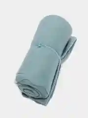 Голубой плед флисовый, 120 х 160 см