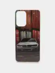 Коричневый чехол для Samsung Galaxy A23, Самсунг Галакси А23 силиконовый с рисунком