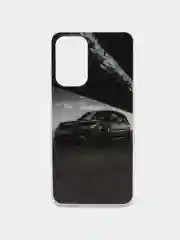 Тёмно-серый чехол для Samsung Galaxy A23, Самсунг Галакси А23 силиконовый с рисунком