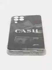 Тёмно-серый чехол для Samsung Galaxy M33, Самсунг Галакси М33, с рисунком
