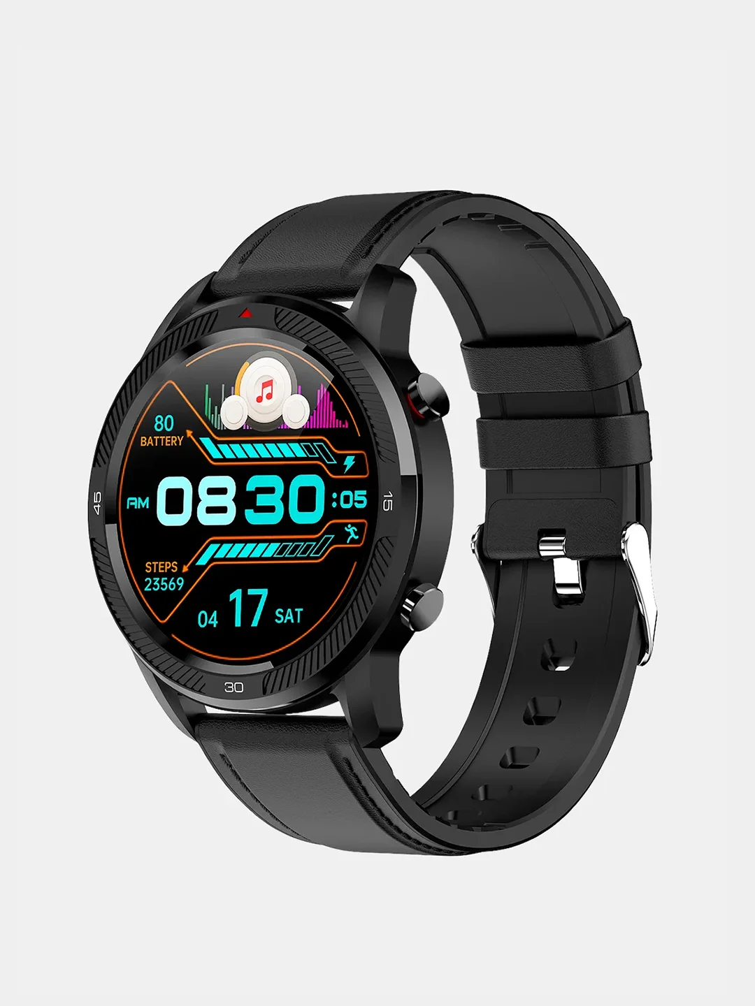Черный смарт часы Smart watch TW-27, унисекс