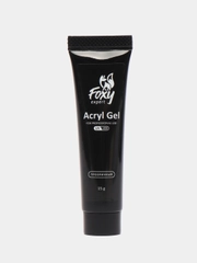Акрил-гель (Acryl gel) полигель Foxy Expert для наращивания ногтей, прозрачный