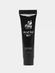 Акрил-гель (Acryl gel) полигель Foxy Expert для наращивания ногтей, прозрачный