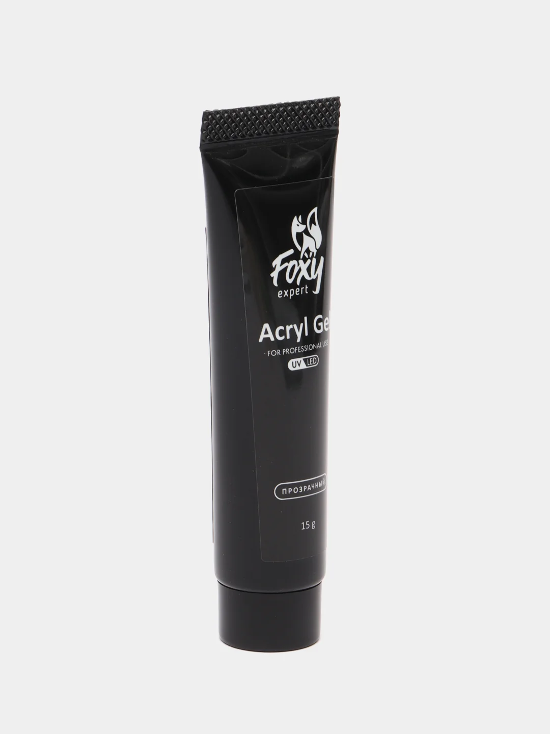 Акрил-гель (Acryl gel) полигель Foxy Expert для наращивания ногтей, прозрачный