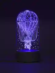 Светильник "Воздушный шар" LED RGB, от сети, 9,5 х 9,5 х 21 см
