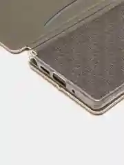 Золотой чехол книжка Samsung Galaxy Note 20 (Самсунг Галакси Нот 20)