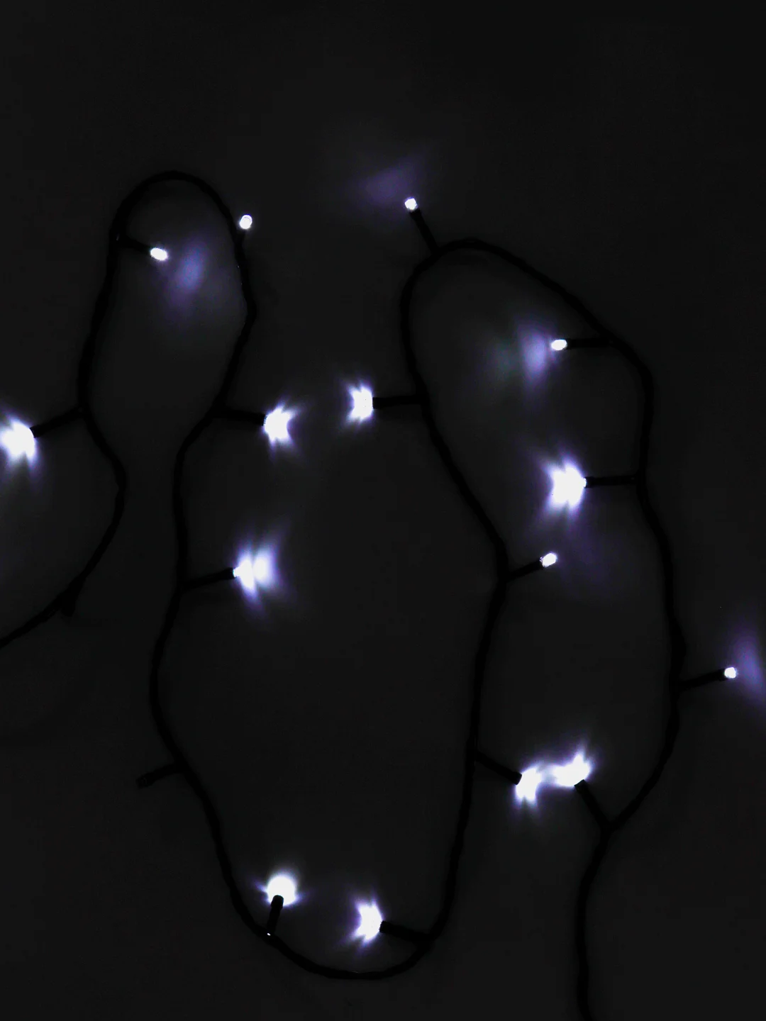 Белый гирлянда светодиодная, 13 м, 190 LED, 8 режимов