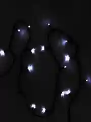 Белый гирлянда светодиодная, 13 м, 190 LED, 8 режимов