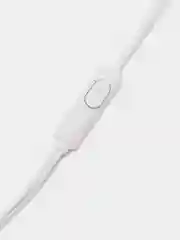 Серебряный наушники внутриканальные, вакуумные с разъёмом 3.5 Jack