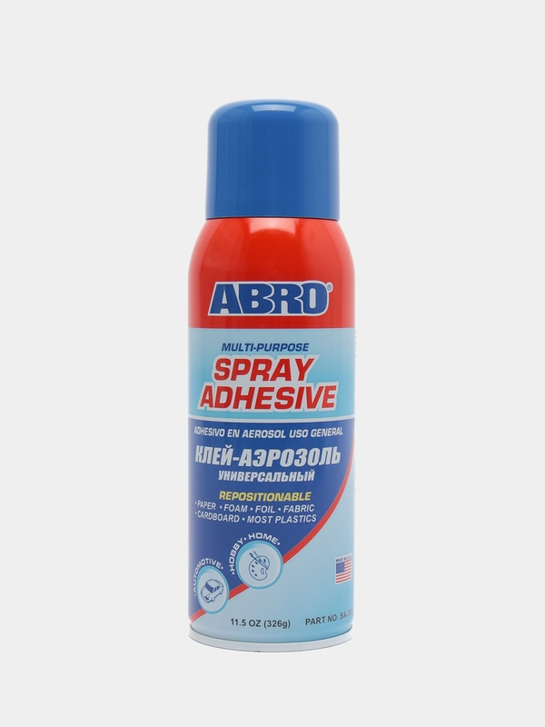 Клей аэрозольный универсальный, 326 г, ABRO
