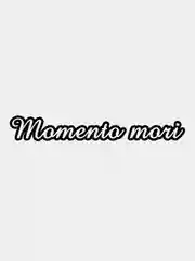 Белый наклейки на авто Momento Mori (Моменто Мори), на стекло