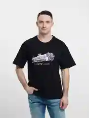 Черный футболка аниме "Наруто Kakashi" мужская женская