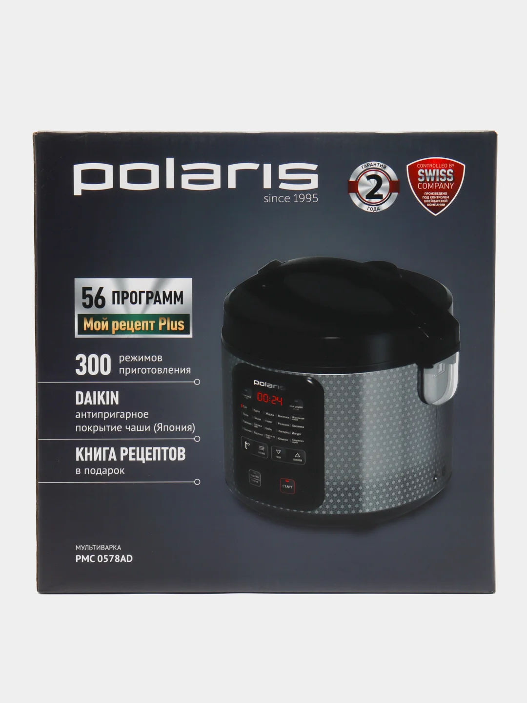 Мультиварка Polaris PMC 0578AD Серебристый