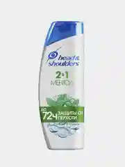 Шампунь и бальзам-ополаскиватель против перхоти Head & Shoulders 2в1 "Ментол", 400 мл