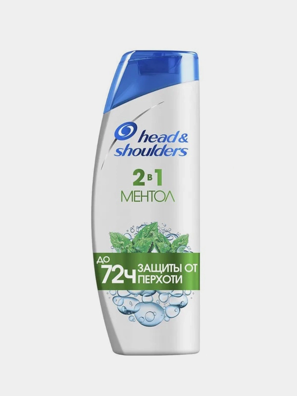 Шампунь и бальзам-ополаскиватель против перхоти Head & Shoulders 2в1 "Ментол", 400 мл