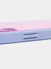 Розовый чехол для Айфон (iPhone) 11 / 14 / 13 Pro / Max / 7 / 8 / Plus X / XS XR / 12 Mini, силиконовый