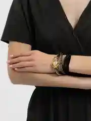Черный часы-браслет женские, наручные