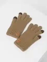 Бежевый теплые сенсорные перчатки для телефона