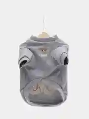 Серый меланж толстовка для собак и кошек