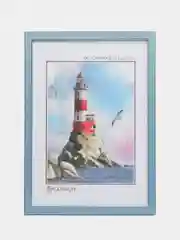 Лазурный фоторамка для фотографии 21 х 30 см, А4