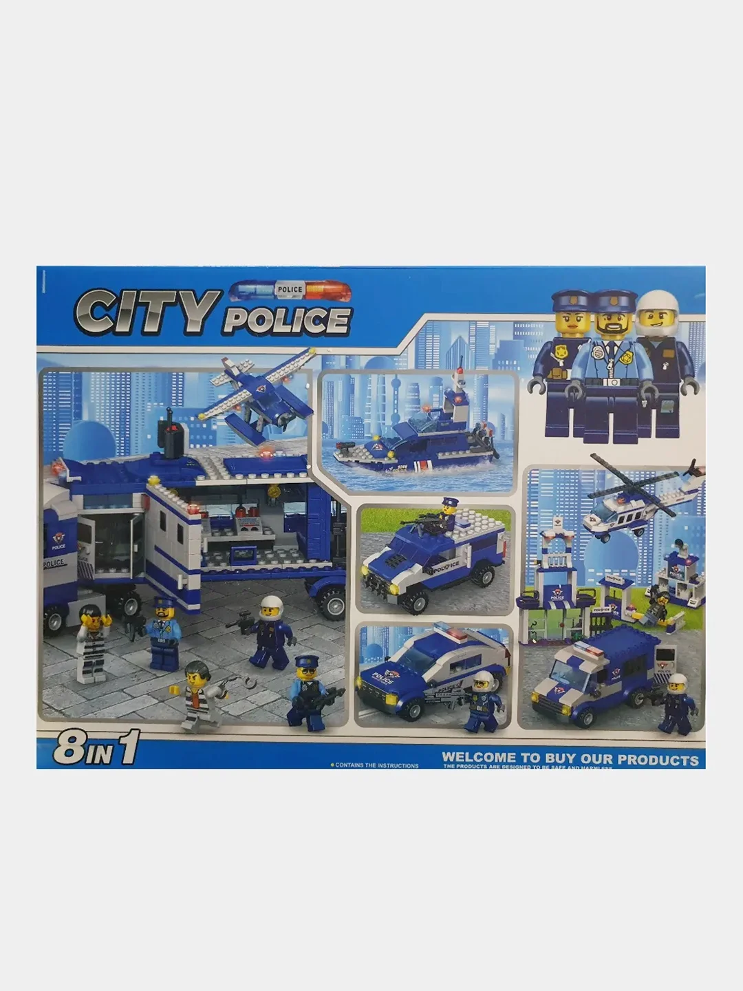 Конструктор City Police Набор 1186 деталей