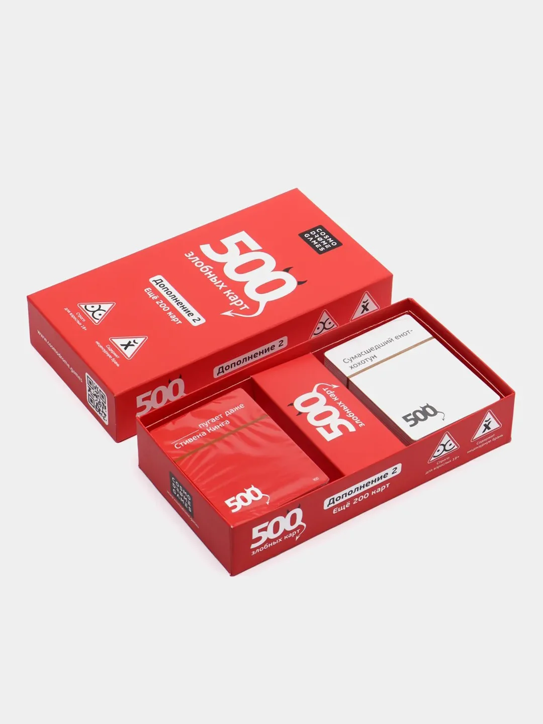 Настольная игра "500 злобных карт. Дополнение Красное"