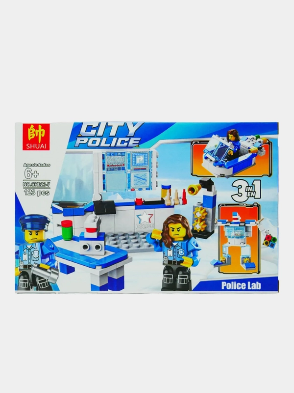 Конструктор City Police, 123 детали
