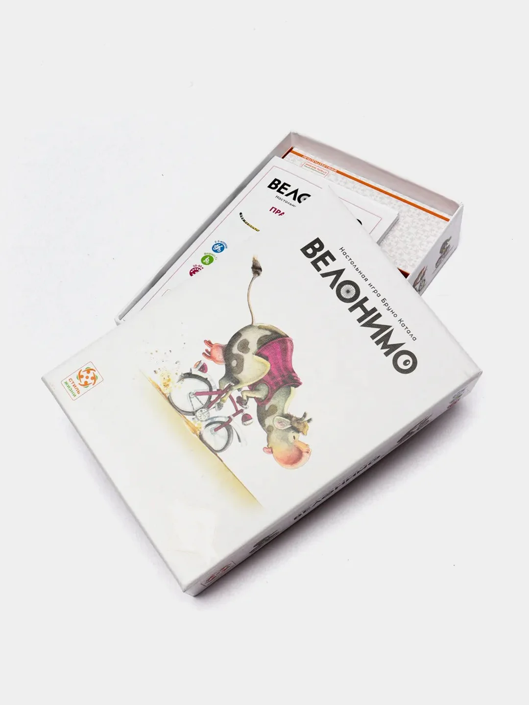 Белый настольная карточная игра "Велонимо"