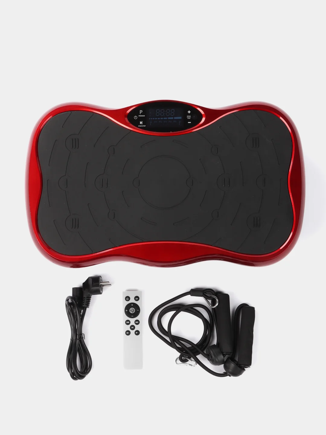 Виброплатформа-тренажер Super Body Slimmer, для похудения, c эспандерами в комплекте