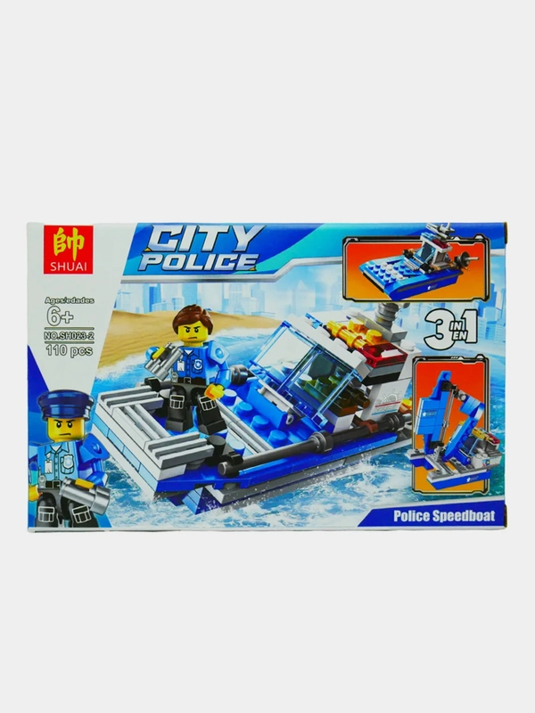 Конструктор City Police Набор 110 деталей