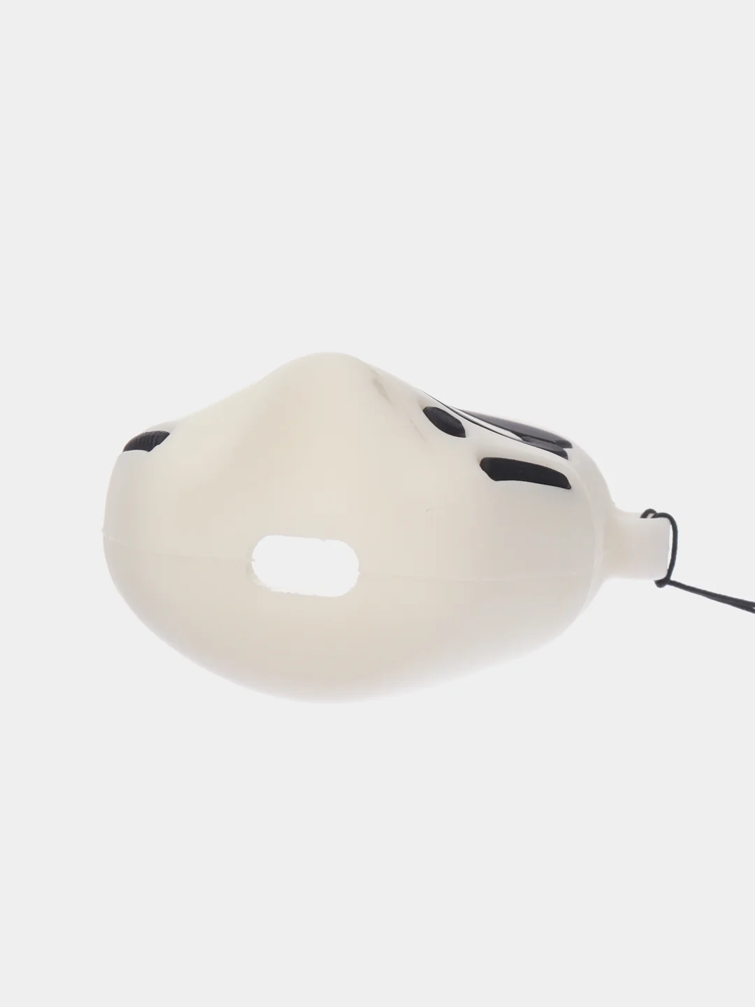 Молочный чехол для беспроводных наушников Apple AirPods 1/2, с карабином, силиконовый