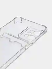 Марсала чехол противоударный для Realme C31 / Реалми С31 прозрачный, с карманом для карты