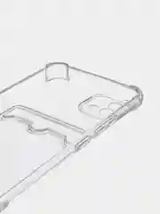 Марсала чехол противоударный для Realme C11 2021 / C20 Реалми прозрачный, с карманом для карты