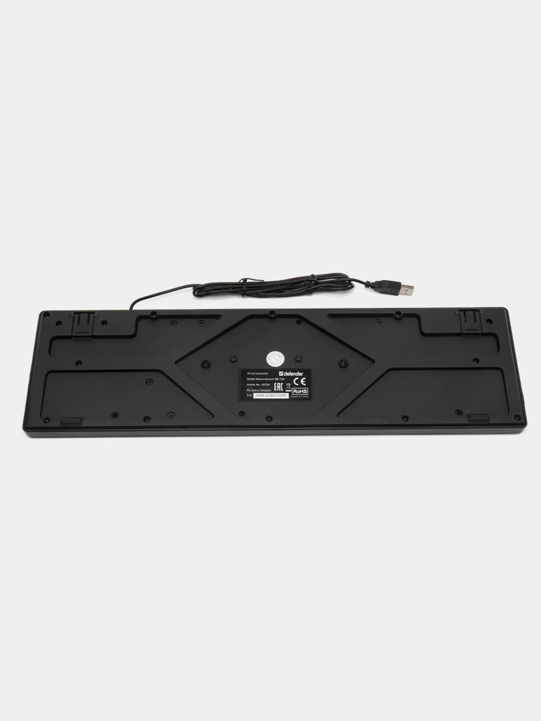 Клавиатура Defender Accent SB-720 RU,черный,компактная