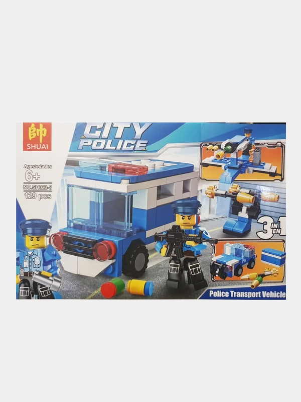Конструктор City Police Набор 129 деталей