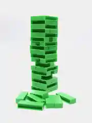 Зеленый настольная игра "Jenga"