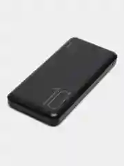 Черный внешний аккумулятор Power Bank (повербанк) 10000 mAh, чёрный