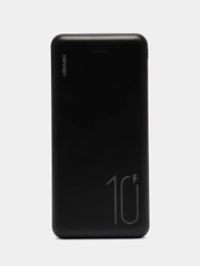 Внешний аккумулятор Power Bank (повербанк) 10000 mAh, чёрный